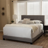 Brookfield Grid-Tufting Bed Grey/Full